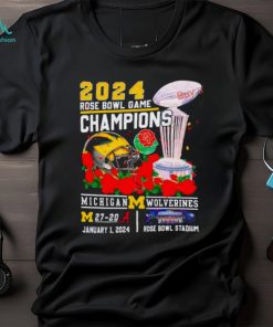 2024 Michigan Wolverines Rose Bowl Game Champions Shirt