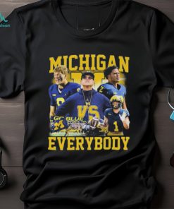 2024 Michigan Wolverines go blue everybody t shirt