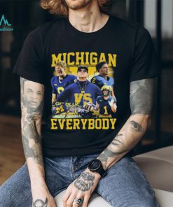2024 Michigan Wolverines go blue everybody t shirt