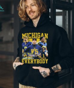 2024 Michigan Wolverines go blue everybody t shirt