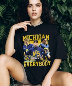 2024 Michigan Wolverines go blue everybody t shirt