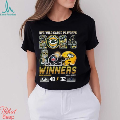 2024 NFC Wild Carld Playoffs Winners Green Bay Packers 48 – 32 Dallas Cowboys T Shirt