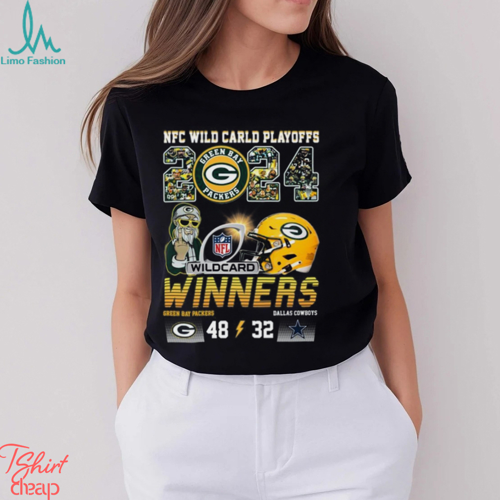 2024 NFC Wild Carld Playoffs Winners Green Bay Packers 48 – 32 Dallas Cowboys T Shirt 2024 NFC Wild Carld Playoffs Winners Green Bay Packers 48 – 32 Dallas Cowboys T Shirt