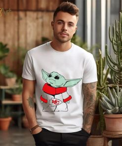 2024 NFL Championship Game Kansas City Chiefs Baby Yoda cartoon logo shirt