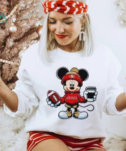 2024 NFL Championship Game Mickey Mouse coffee cup San Francisco 49ers football logo shirt