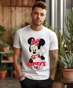 2024 NFL Championship Game Minnie Mouse Kansas City Chiefs football logo shirt