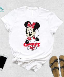 2024 NFL Championship Game Minnie Mouse Kansas City Chiefs football logo shirt