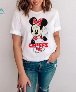 2024 NFL Championship Game Minnie Mouse Kansas City Chiefs football logo shirt