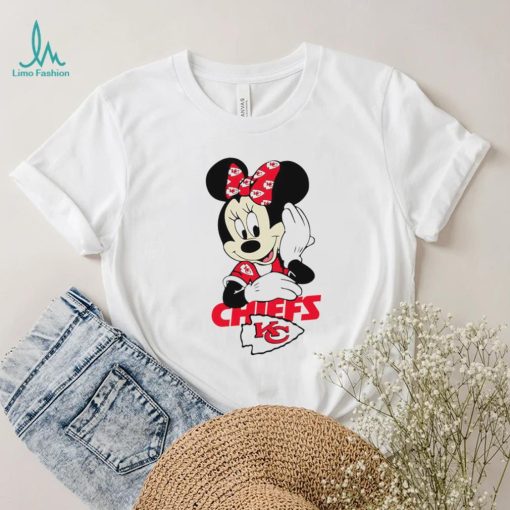 2024 NFL Championship Game Minnie Mouse Kansas City Chiefs football logo shirt