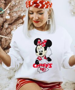 2024 NFL Championship Game Minnie Mouse Kansas City Chiefs football logo shirt