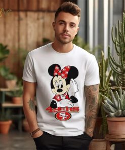 2024 NFL Championship Game Minnie Mouse San Francisco 49ers football logo shirt