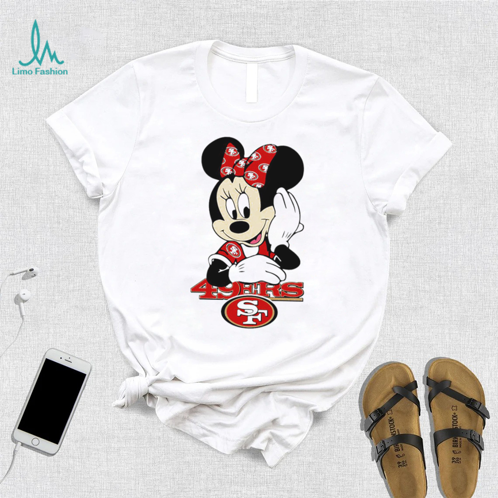2024 NFL Championship Game Minnie Mouse San Francisco 49ers football logo shirt 2024 NFL Championship Game Minnie Mouse San Francisco 49ers football logo shirt