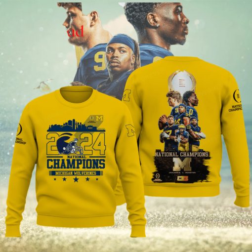 2024 National Champions Michigan Wolverines Hoodie T Shirt