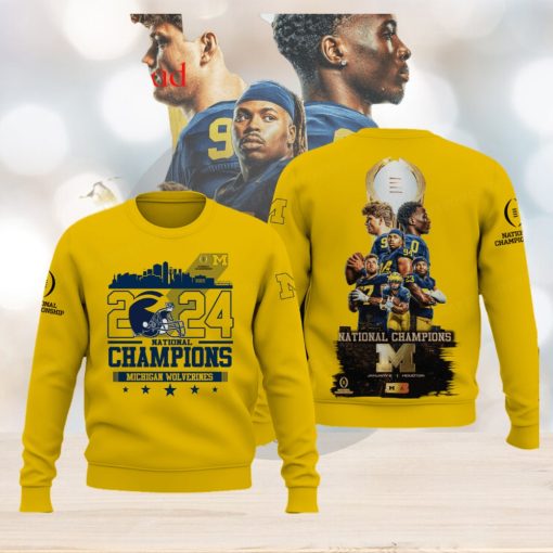 2024 National Champions Michigan Wolverines Hoodie T Shirt