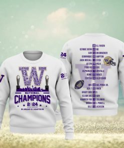 2024 National Champions Washington Huskies Hoodie T shirt