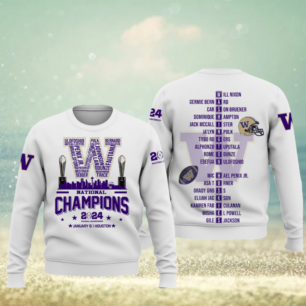 2024 National Champions Washington Huskies Hoodie T shirt 2024 National Champions Washington Huskies Hoodie T shirt