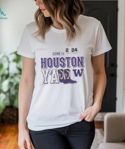 2024 National Championship College Football Washington Huskies Come To Houston You All Retro Style Vintage T Shirt