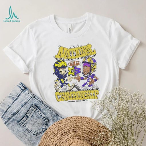 2024 National Championship Michigan vs Washington shirt
