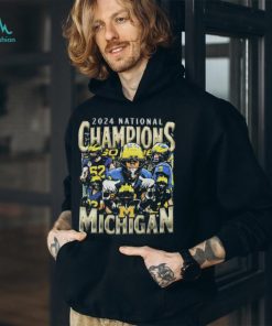 2024 National Champs Michigan Football Go Blue Tee shirt