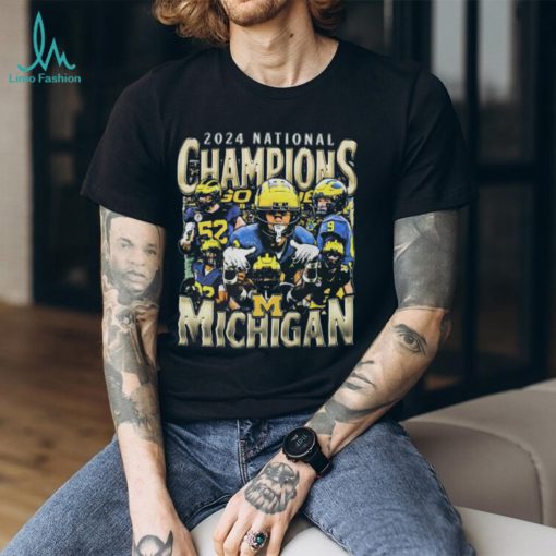 2024 National Champs Michigan Football Go Blue Tee shirt