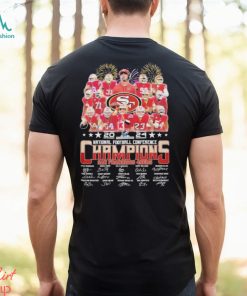 2024 National Football Conference Champions San Francisco 49Ers Signatures Shirt