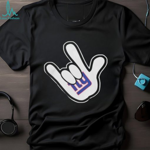 2024 New York Giants NFL Football Mickey Rock Hand Disney Shirt