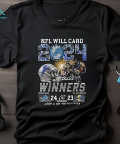 2024 Nfl Will Card Playoffs Winners Detroit Lions 24 – 23 Los Angeles Rams January 15 2024 T Shirt, hoodie, sweater, long sleeve and tank top 2024 Nfl Will Card Playoffs Winners Detroit Lions 24 – 23 Los Angeles Rams January 15 2024 T Shirt