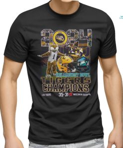 2024 ReliaQuest Bowl Champions Tigers 35 31 Wisconsin Shirt