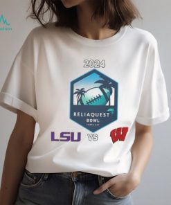 2024 ReliaQuest Bowl Tamba Bay LSU Tigers Vs Wisconsin Badgers Shirt 2024 ReliaQuest Bowl Tamba Bay LSU Tigers Vs Wisconsin Badgers Shirt