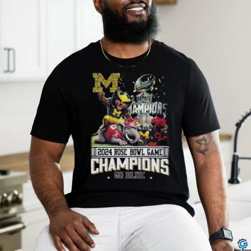 2024 Rose Bowl Game Champions Go Blue Beat Alabama Crimson Tide Shirt