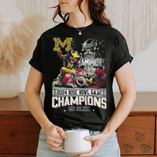 2024 Rose Bowl Game Champions Go Blue Beat Alabama Crimson Tide Shirt