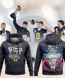 2024 Rose Bowl Game Champs Just Won More Michigan Wolverines Hoodie