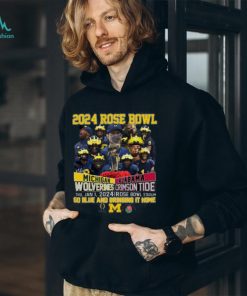 2024 Rose Bowl Michigan Wolverines Vs Alabama Crimson Tide Thu, Jan 1, 2024 Rose Bowl Stadium Go Blue and Bringing It Home Shirts