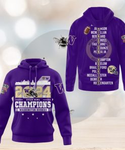 2024 Sugar Bowl Champions Washington Huskies Hoodie T Shirt