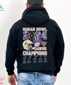2024 Sugar Bowl Go Dawgs Champions University Of Washington Signatures Shirt