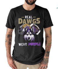 2024 Washington Huskies Real Dawgs Wear Purple Wolf T Shirt