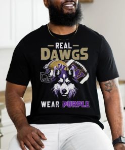 2024 Washington Huskies Real Dawgs Wear Purple Wolf T Shirt