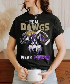 2024 Washington Huskies Real Dawgs Wear Purple Wolf T Shirt