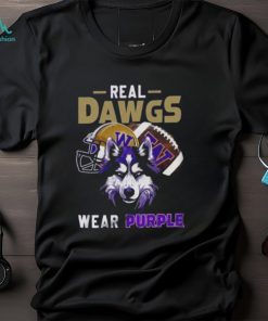 2024 Washington Huskies Real Dawgs Wear Purple Wolf shirt