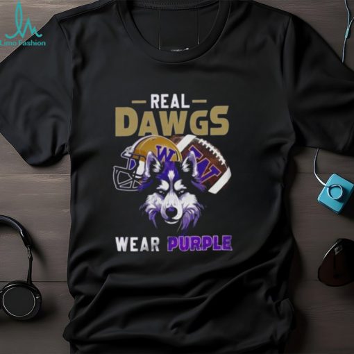 2024 Washington Huskies Real Dawgs Wear Purple Wolf shirt