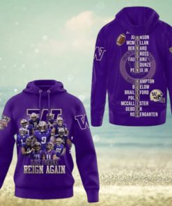 2024 Washington Huskies Sugar Bowl Champions Hoodie Football 3D