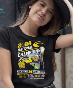 2024 national champions Michigan Wolverines undefeated beat Washington Huskies 15 0 shirt