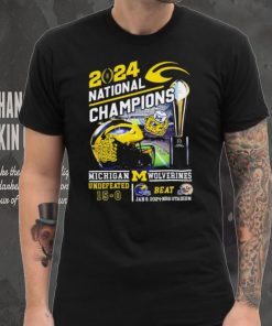 2024 national champions Michigan Wolverines undefeated beat Washington Huskies 15 0 shirt
