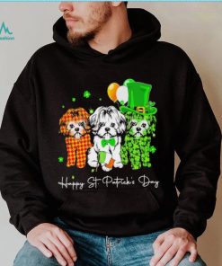 3 Shih Tzu Happy St Patrick’s Day shirt