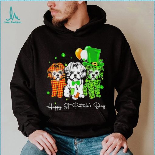 3 Shih Tzu Happy St Patrick’s Day shirt