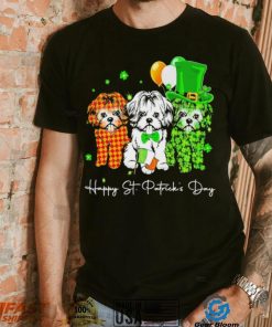 3 Shih Tzu Happy St Patrick’s Day shirt