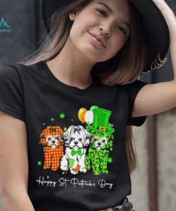 3 Shih Tzu Happy St Patrick’s Day shirt