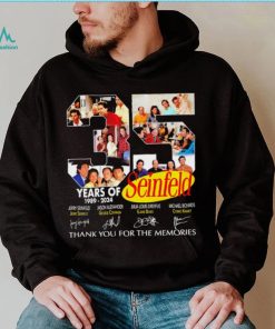35 years of Seinfeld 1989 2024 thank you for the memories signatures shirt