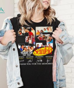 35 years of Seinfeld 1989 2024 thank you for the memories signatures shirt