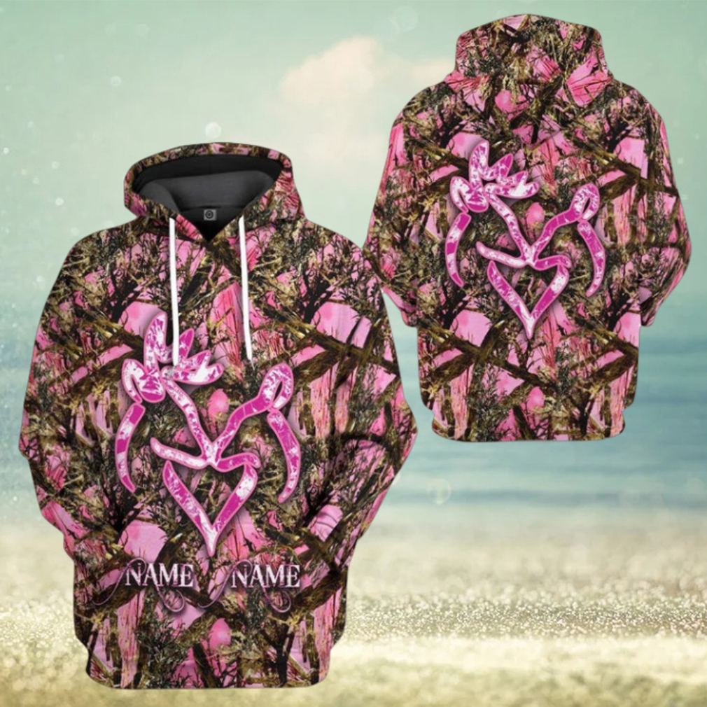 3D Deer Hunting Couple Custom Name Tshirt Hoodie Apparel 3D Deer Hunting Couple Custom Name Tshirt Hoodie Apparel